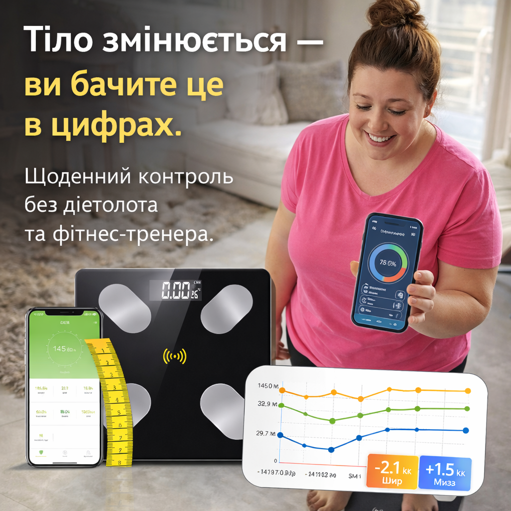 Тіло змінюється — ви бачите це в цифрах